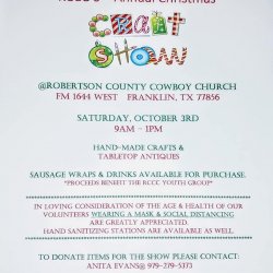 craft show flyer